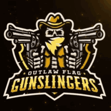 Gunslingers Outlaw Flag GIF
