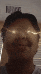 a man with a lightning bolt coming out of his eyes
