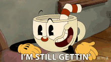 im still gettin used to it cuphead the cuphead show i need time to get used to it im not used to it yet