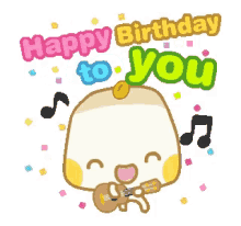 happy birthday happy birthday to you sing singing song