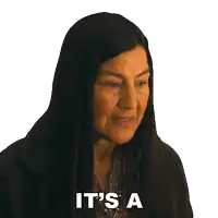 a woman with long hair has the words terrible thing above her