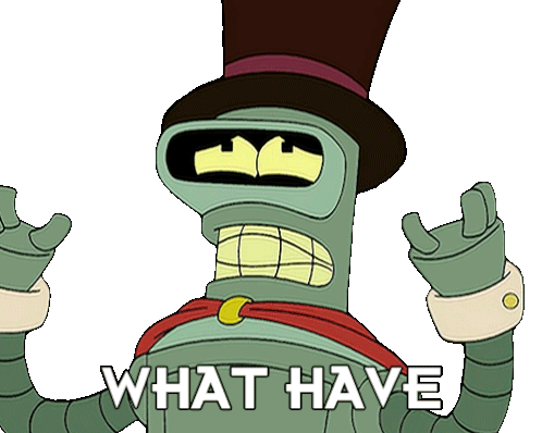 What Have I Done Bender Sticker - What Have I Done Bender Futurama Stickers