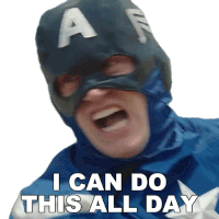 I Can Do This All Day Captain America Sticker - I Can Do This All Day Captain America Laugh Over Life Stickers