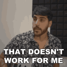 That Doesnt Work For Me Rudy Ayoub GIF - That Doesnt Work For Me Rudy Ayoub It Didnt Do Me Any Good GIFs