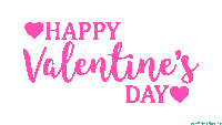 a happy valentine 's day message with a heart