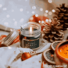Pine Forest Candle Winter Is Coming GIF