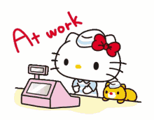 Hello Kitty Bored GIF - Hello Kitty Bored GIFs