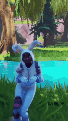 Bunny Hop Bunny Brawler GIF - Bunny Hop Bunny Brawler Fortnite GIFs