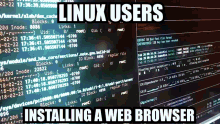 how linux users install a web browser linux linux users