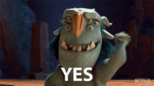 Yes Yes Blinky Galadrigal GIF - Yes Yes Blinky Galadrigal Trollhunters Tales Of Arcadia GIFs