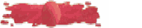 a pixel art drawing of a red background with a white border .