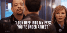Look Deep Into My Eyes Youre Under Arrest Arresting GIF - Look Deep Into My Eyes Youre Under Arrest Arresting Detained GIFs