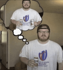 a man is wearing a shirt that says lite rugby france 2022