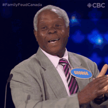 Clapping George GIF - Clapping George Family Feud Canada GIFs