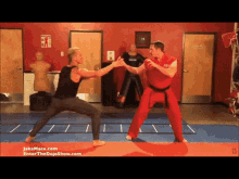 Master Ken Cartwheel GIF - Master Ken Cartwheel Fight GIFs