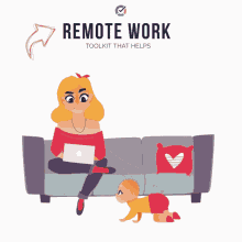Remote Work Remote GIF - Remote Work Remote Remote Team GIFs