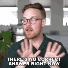 Theres No Correct Answer Right Now Gregory Brown GIF - Theres No Correct Answer Right Now Gregory Brown Asapscience GIFs