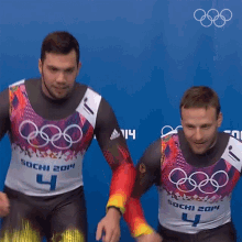 Cheering Mens Doubles Luge GIF - Cheering Mens Doubles Luge Tobias Wendl GIFs