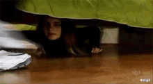 hiding under the bed gif