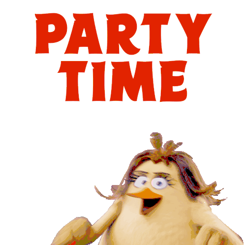 Party Time Party Sticker - Party Time Party Lets Party Stickers