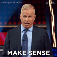 Make Sense Gerry Dee GIF - Make Sense Gerry Dee Family Feud Canada GIFs