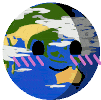 Earth Chib Sticker - Earth Chib Blush Stickers