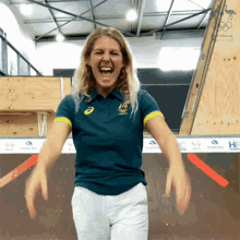hey steph gilmore australian olympic committee bosco cheer