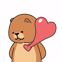 animal bear cute heart love