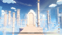 a screenshot of a video game with the words click to begin on the bottom