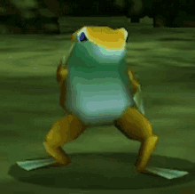 dancing frog awkward dance