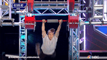 Jump Off While Spinning American Ninja Warrior GIF - Jump Off While Spinning American Ninja Warrior Leap Off With A Spin GIFs