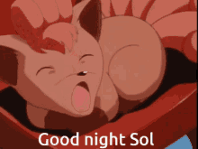 Goodnight Sol GIF - Goodnight Sol Pokemon GIFs