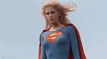 Supergirl Flying GIF