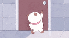 Trying To Reach The Door Puppycat GIF