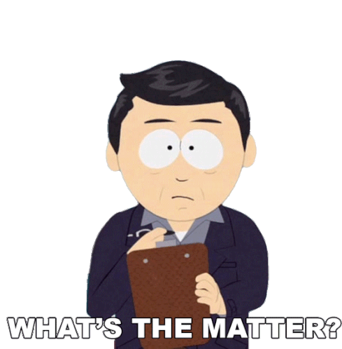 Whats The Matter William Janus Sticker - Whats The Matter William Janus South Park Stickers