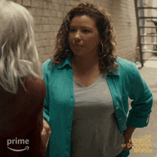 Shaking Hands Dolores Roach GIF - Shaking Hands Dolores Roach Justina Machado GIFs