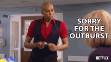Sorry For The Outburst Rupaul GIF - Sorry For The Outburst Rupaul Robert Lee GIFs