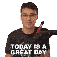 Today Is A Great Day Hunter Engel Sticker - Today Is A Great Day Hunter Engel Agufish Stickers