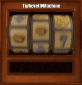 a slot machine with the words tipherethmachine written on it