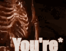 You Are Skeleton GIF - You Are Skeleton Smoking Skeleton GIFs