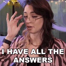 I Have All The Answers Gibi Asmr GIF - I Have All The Answers Gibi Asmr I Know It All GIFs