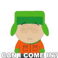 Can I Come In Kyle Broflovski Sticker - Can I Come In Kyle Broflovski South Park Stickers