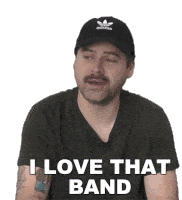 I Love That Band Jared Dines Sticker - I Love That Band Jared Dines That Band Is My Favorite Stickers