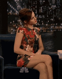 Emma Watson Dress GIF - Emma Watson Dress Dress Legs GIFs