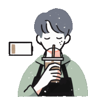 Coffee Boy Sticker
