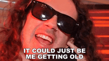It Could Just Be Me Getting Old Bradley Hall GIF - It Could Just Be Me Getting Old Bradley Hall It'S Probably Because I'M Aging GIFs
