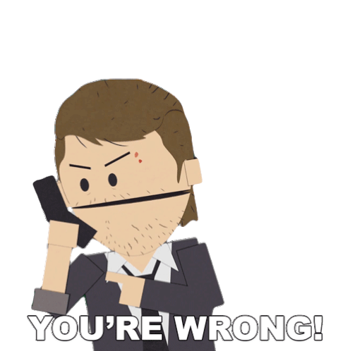 Youre Wrong Stephen Abootman Sticker - Youre Wrong Stephen Abootman South Park Stickers
