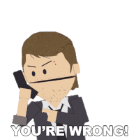 Youre Wrong Stephen Abootman Sticker - Youre Wrong Stephen Abootman South Park Stickers