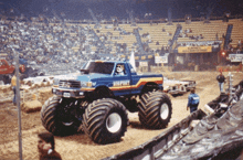 a monster truck that says bigfoot on the side