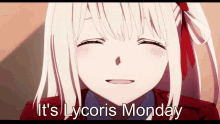 Lycoris Recoil Monday GIF - Lycoris Recoil Monday GIFs